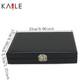 9 Inch Backgammon Games with Black Leather Box